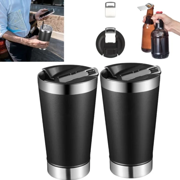 Copo Térmico de Inox 473ml Várias Cores - Image 2